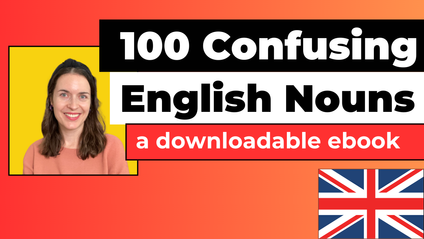 Product image for 100 Confusing English Nouns