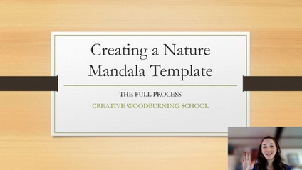 Product image for Creating a Nature Mandala Template