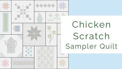 Product image for Chicken Scratch Sampler Quilt