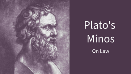 Product image for Plato's Minos: On Law