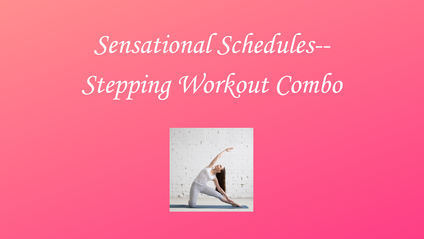Product image for Sensational Schedules-- Stepping Workout Combo