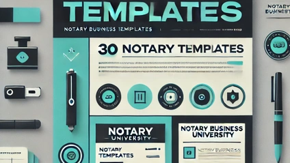 Product image for 30 Notary Templates 