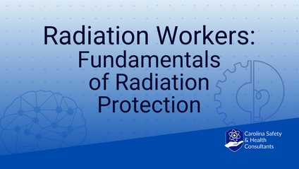 Product image for Radiation Worker training