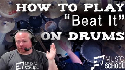 Product image for "Beat It" by Michael Jackson - Beginner Drums