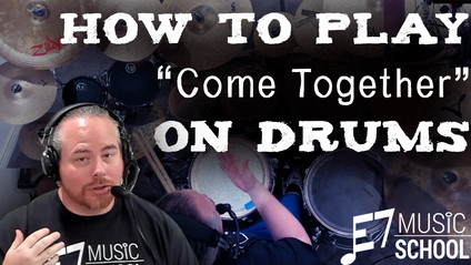 Product image for "Come Together" by The Beatles - Beginner Drums