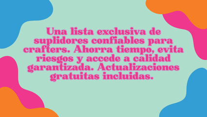 Product image for Lista de Suplidores