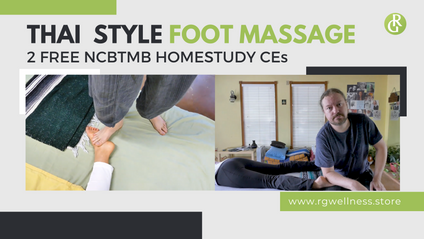 Product image for Thai Style Foot Massage 2 Free NCBTMB CEs