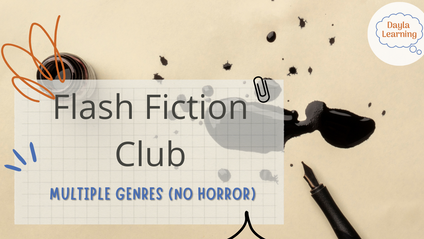 Product image for Flash Fiction Club (November 17-December 21 Fall 2025)