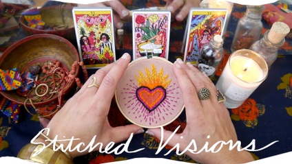 Product image for Stitched Visions: Embroidery Art for Mystical Makers