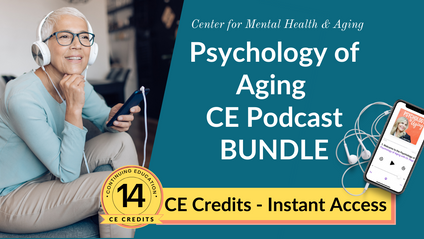 Product image for Psychology of Aging CE Podcast Bundle (Valued at $378, you save 