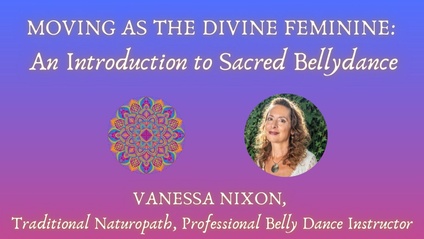 Product image for Moving As the Divine Feminine:  An Introduction to Sacred Bellydance