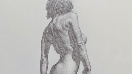Product image for "Book Cover, Nude Alt (Rare)", Original Artwork