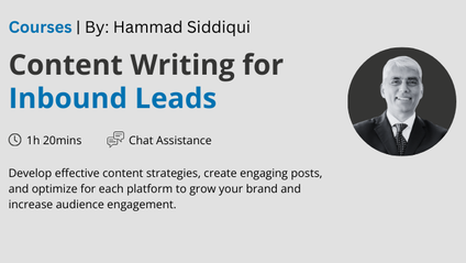 Product image for Content Writing for Inbound Leads