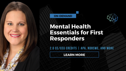 Product image for Mental Health Essentials for First Responders (on-demand)
