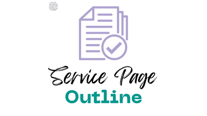 Product image for SEO Service Page Outline