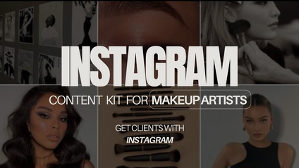 Product image for Instagram Growth for Makeup Artists: Grow Your Following and Makeup Leads + Content Lab
