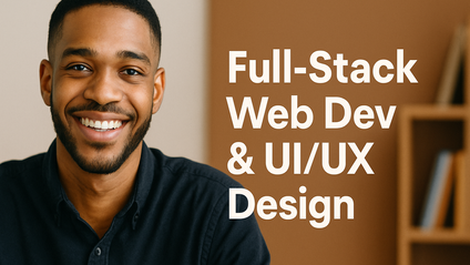Product image for Full-Stack Web Dev & UI/UX Design Bootcamp