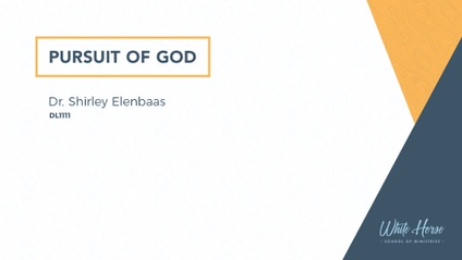 Product image for DL1111 - Pursuit of God