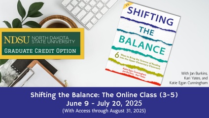Product image for GRAD CREDIT - Shifting the Balance: The Online Course 3-5 (June- July 2025)