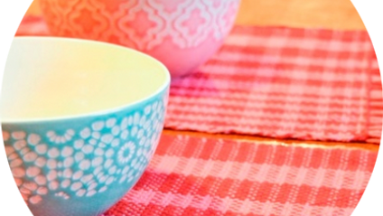 Product image for Houndstooth Placemats on a rigid heddle loom - Member's Only