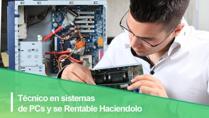 Product image for Técnico en Sistemas de PCs y GANA $$ haciéndolo.