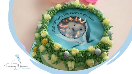 Product image for Easter themed 'Burn' Cake