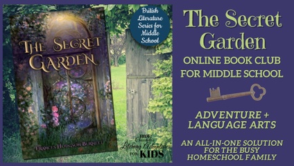 Product image for The Secret Garden Online Book Club ~ British Literature Series for Middle School