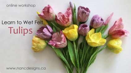 Product image for Wet Felted Tulips