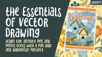 Product image for Affinity Designer 027 - Vector Drawing Birdhouse Project