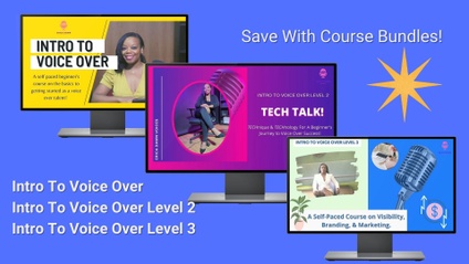 Product image for Intro To Voice Over Levels 1, 2, 3! 