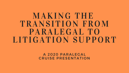 Product image for Making the Transition from Paralegal to Litigation Support