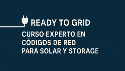 Product image for RESERVA - Ready to Grid: Curso Experto en Códigos de Red para Solar y Storage