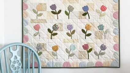 Product image for Spring Flowers Quilt PDF Pattern