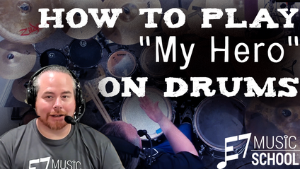 Product image for "My Hero" by Foo Fighters - Intermediate Drums