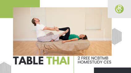 Product image for Table Thai Massage 2 Free NCBTMB Homestudy CEs