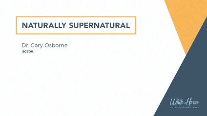 Product image for SG706 - Naturally Supernatural