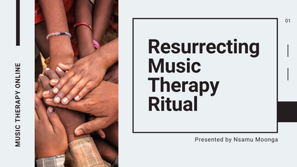 Product image for Resurrecting ritual in music therapy