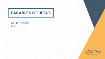 Product image for NT227 - Parables of Jesus