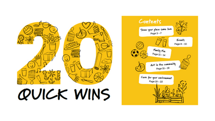 Product image for 20 Quick Wins - a recipe book for community-led placemaking