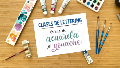 Product image for Clases de Lettering - Letras con acuarela y gouache