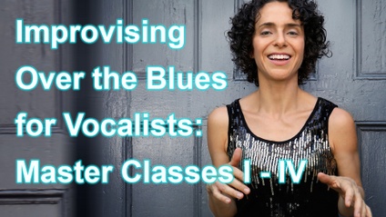 Product image for Improvise Over the Blues For Singers 4 Masterclasses