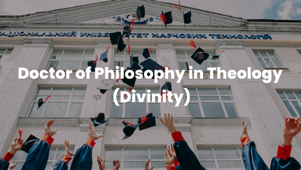Product image for  Doctor of Philosophy in Theology (Divinity)