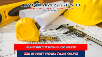 Product image for AutoCAD 2021 - 2D & 3D Online Tagalog Course