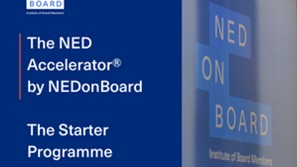 Product image for NED Accelerator® - The Starter Programme by NEDonBoard, Institute of Board Members