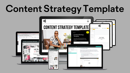 Product image for Content Strategy Template