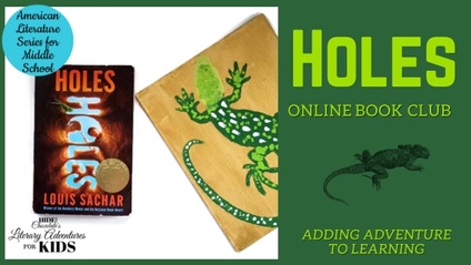 Product image for Holes Online Book Club ~ American Classic Literature Series for Middle School