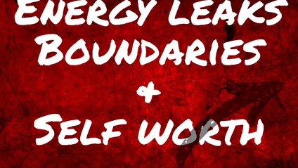 Product image for Energy Leaks, Boundaries & Self Worth