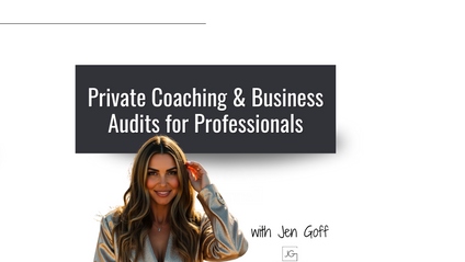 Product image for Private Coaching & Business Audits