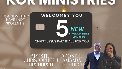 Product image for KOR Ministries New Member Welcome