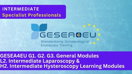 Product image for GESEA4EU G1 | G2 | L2 | H2. Intermediate Laparoscopy and Hysteroscopy Learning Modules*